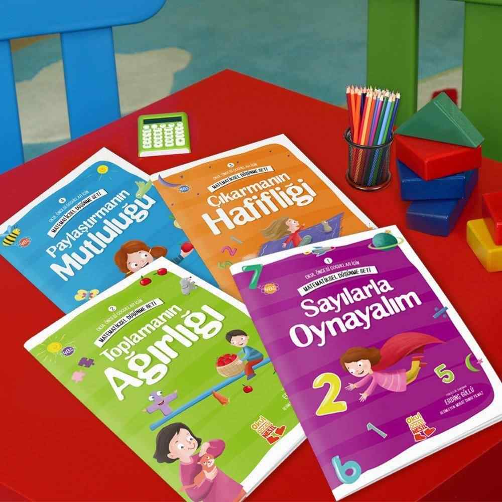 Matematiksel Düşünme Seti - 4 Kitap - (48 AY VE ÜZERİ) - 25 TL yerine 17,50 TL
