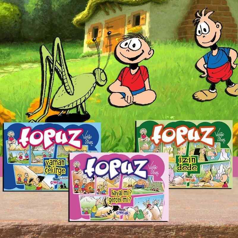 TOPUZ ÇİZGİ ROMAN SETİ - 3 KİTAP (10 yaş ve üzeri) 27 TL YERİNE 17 TL