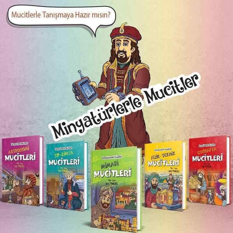 MİNYATÜRLERLE MUCİTLER KİTAP SETİ (CİLTLİ) - 5 kitap / ENİS TEMİZEL