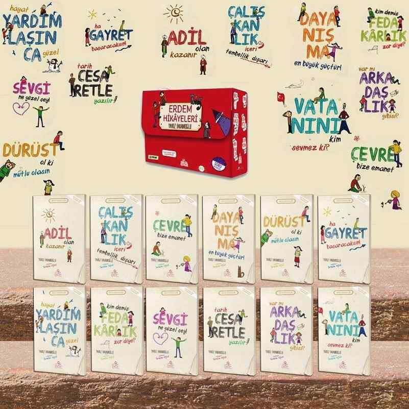 ERDEM HİKAYELERİ KİTAP SETİ / YAVUZ BAHADIROĞLU - 12 kitap (10 Yaş ve Üzeri)