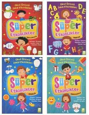 Okul Öncesi Zeka Etkinleri Süper Etkinler (4 Kitap Set)