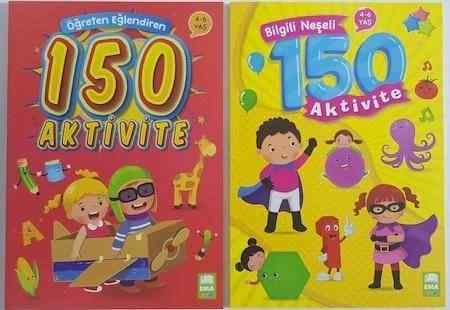 Bilgili Neşeli-Öğreten Eğlendiren 150 Aktivite 4-6 Yaş