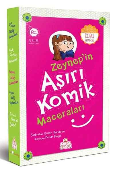 ZEYNEP'İN AŞIRI KOMİK MACERALARI / ŞEBNEM GÜLER KARACAN - 5 Kitap ( 8 Yaş ve Üzeri )