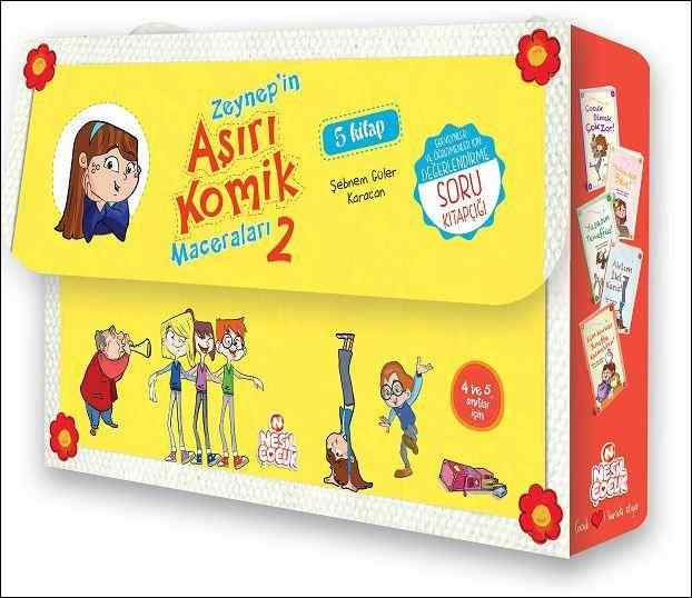 Zeynep’in Aşırı Komik Maceraları 2 (5 Kitap) Şebnem Güler Karacan