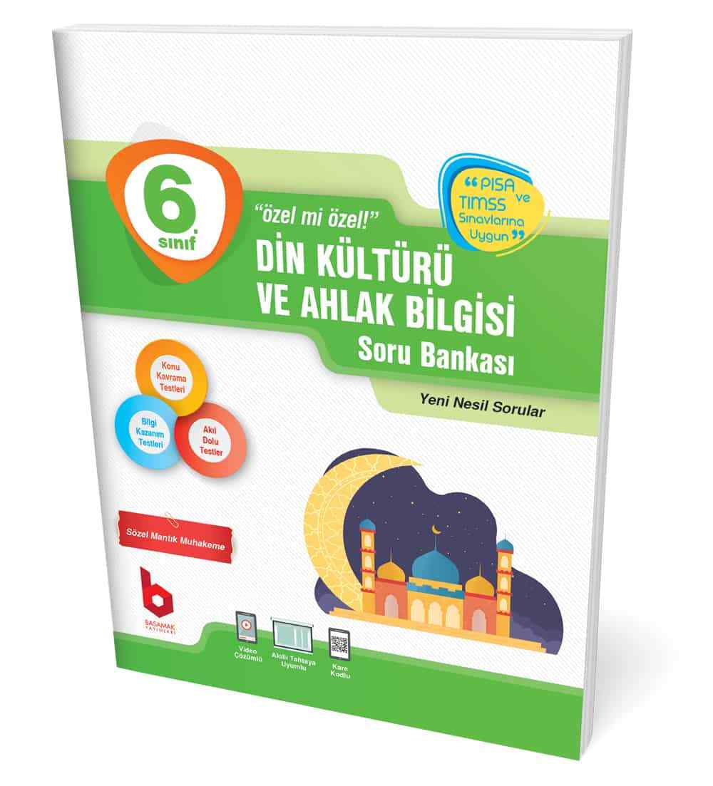 6. Sınıf Din Kültürü ve Ahlak Bilgisi Soru Bankası Basamak Yayınları