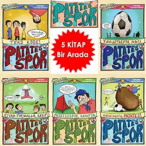 Patates Spor 2 Set 5 Kitap 8 Yas Ve Uzeri