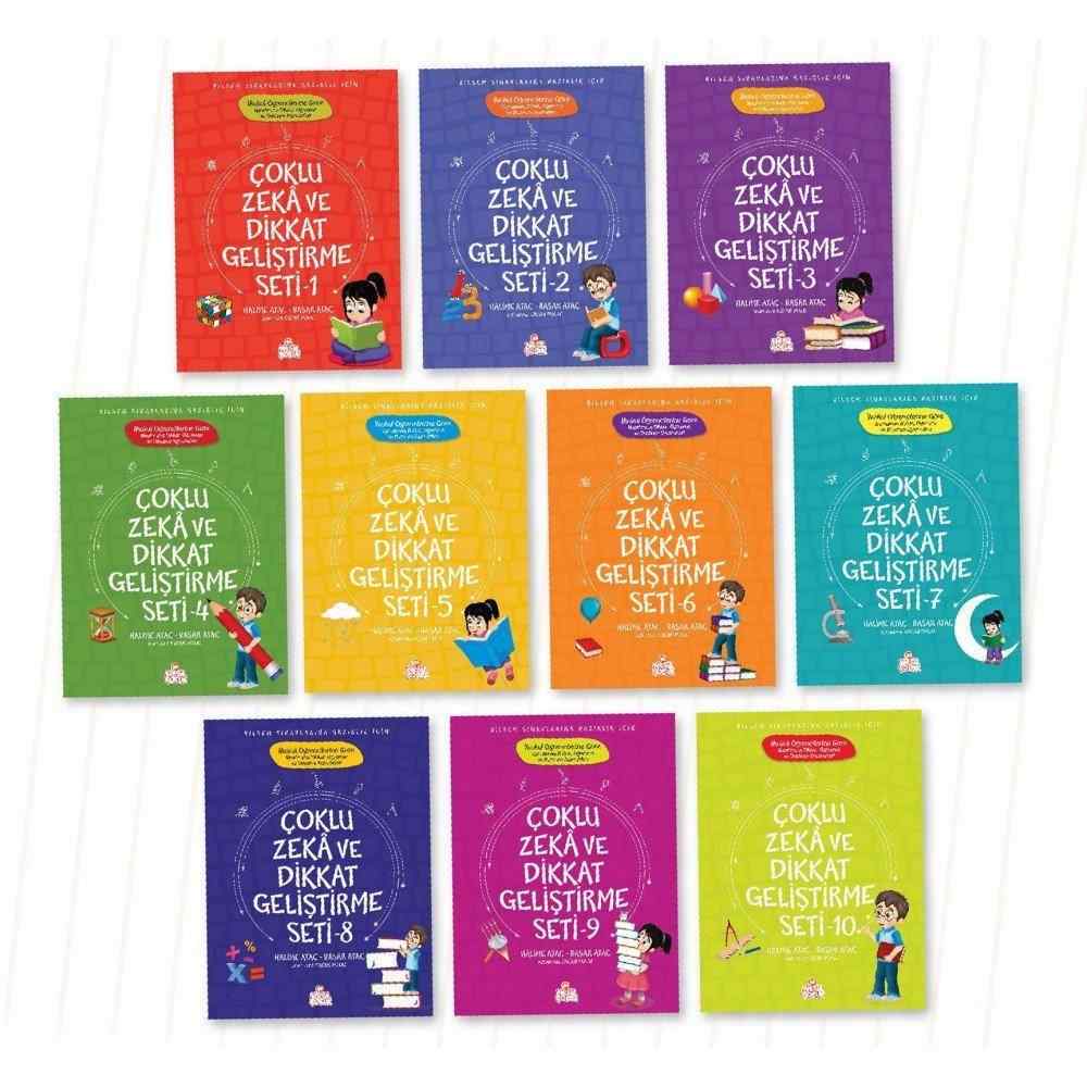 Coklu Zeka Ve Dikkat Gelistirme Seti Ilkokul Ogrencileri Icin 7 Yas Uzeri 10 Kitap