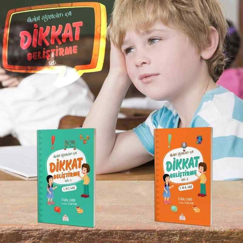 Ilkokul Ogrencileri Icin Dikkat Gelistirme Seti 1 Sinif 2 Sinif 3 Sinif Ve 4 Sinif 2 Kitap 28 Tl Yerine 19 Tl