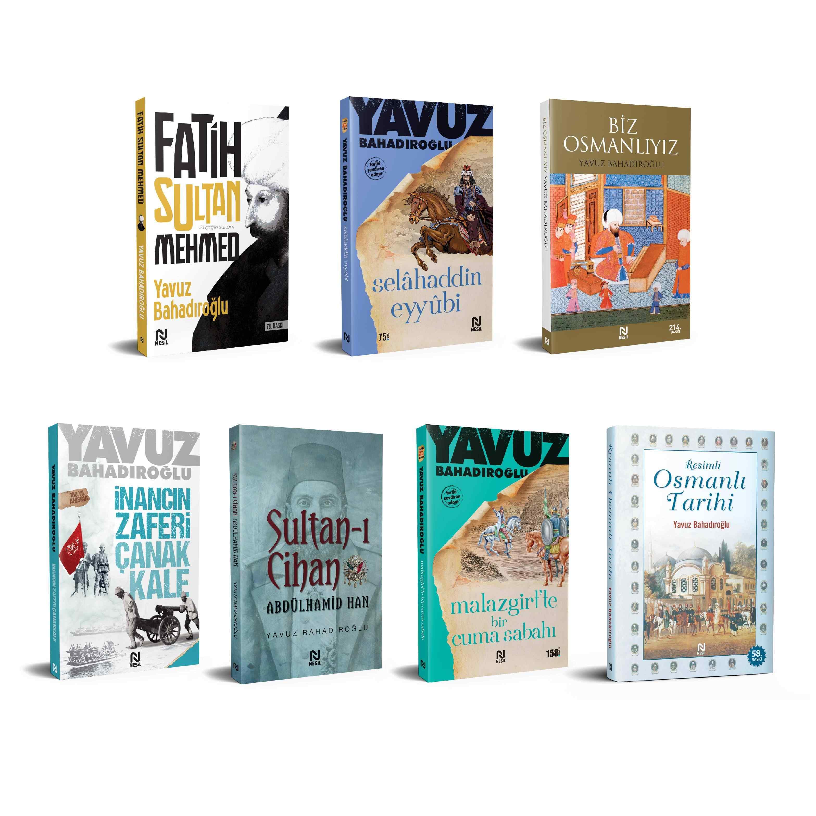 Yavuz Bahadiroglu Tarihi Roman Seti 7 Kitap